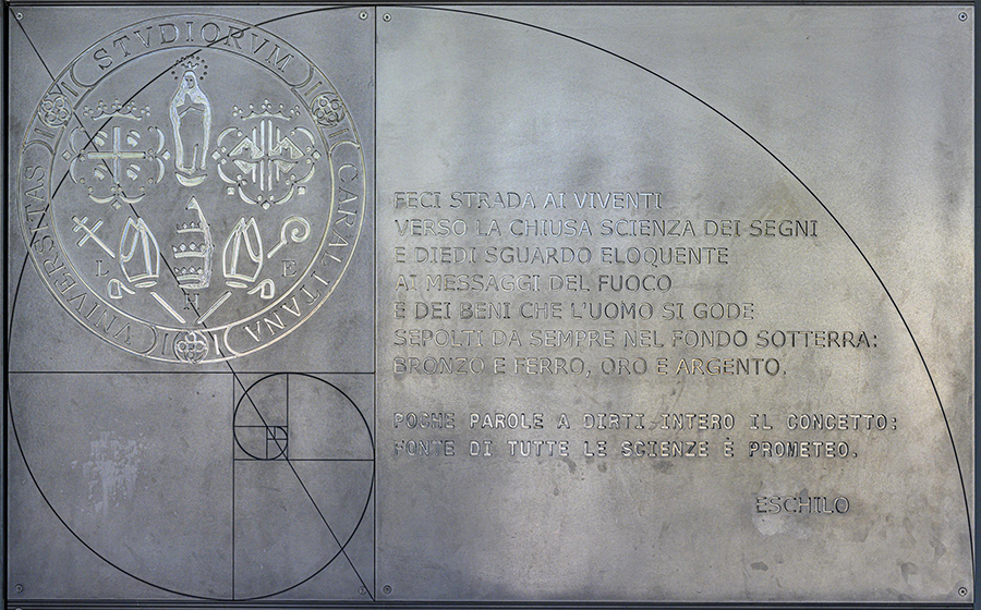 targa universita cagliari eschilo Sarlux Saras