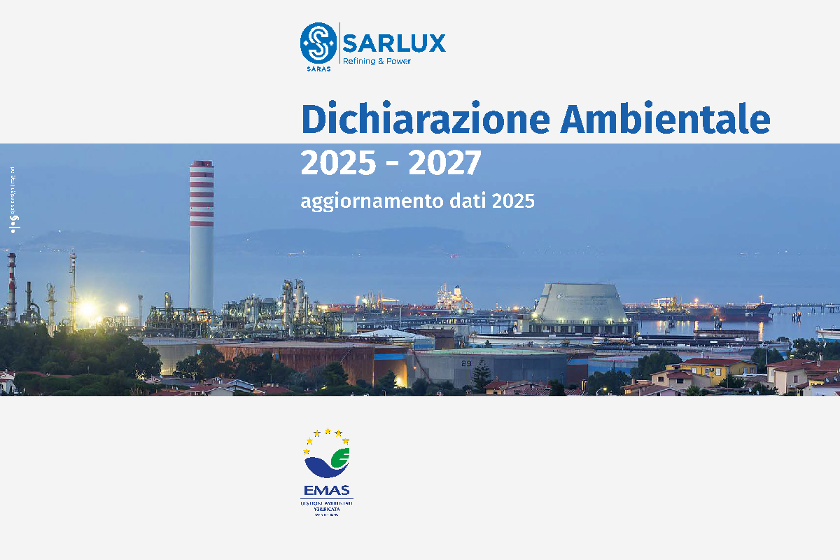 cover Sarlux_Dichiarazione-Ambientale_ 2025-2027_dati-2025